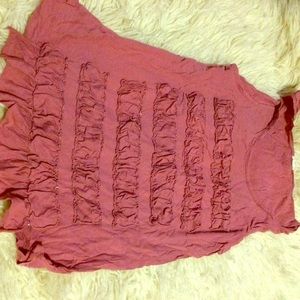J.crew ruffle tank