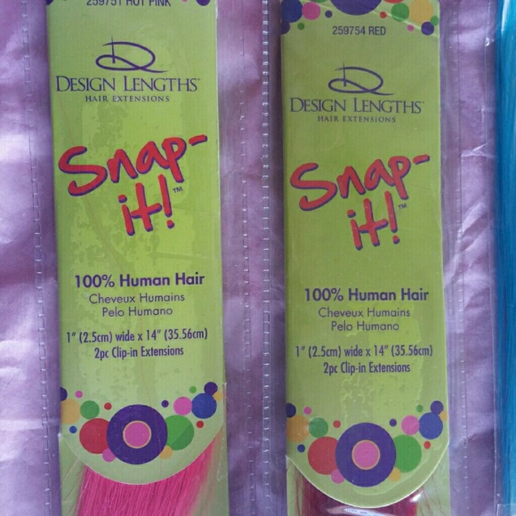 Other - Colorful Hair Extensions! BNIB