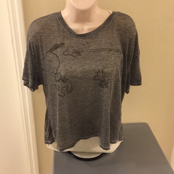 Sheer Snoopy Top EUC - Picture 1 of 4