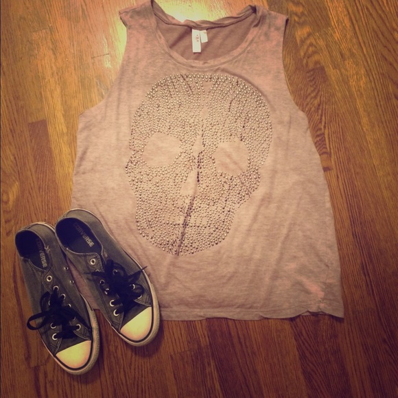 Studded Skull Tank