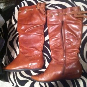 Diba leather high boots 7 1/2
