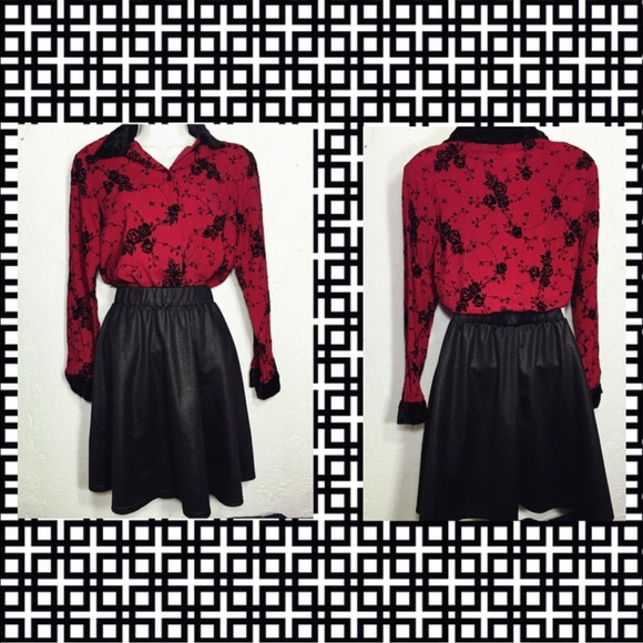 Separable vintage outfit (shirt & skirt)