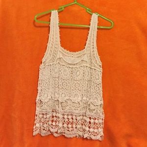 Lace tank top