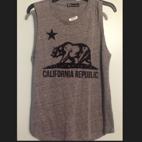 California Republic grey tank top