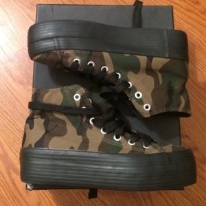 camo platform sneakers