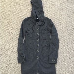 Vans corduroy hooded pea coat!