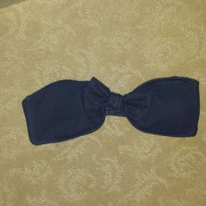 Denim like bikini top