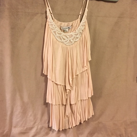 Beaded layered top