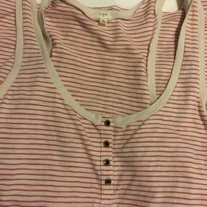 J.Crew extra large striped tank top