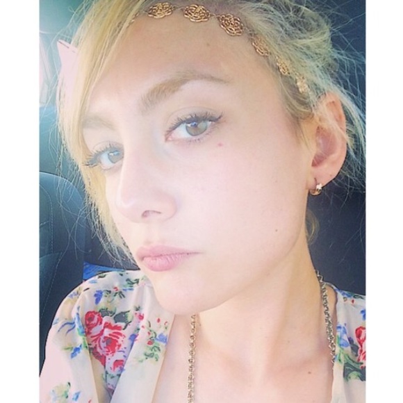 ONE HOUR SALE Gold Rose Headband