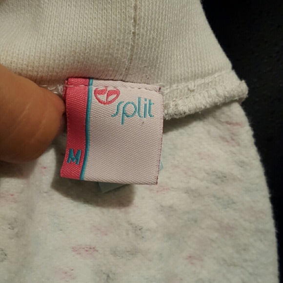 Split Multi-Cultures Heart Pattern Mini Skirt - Picture 4 of 4