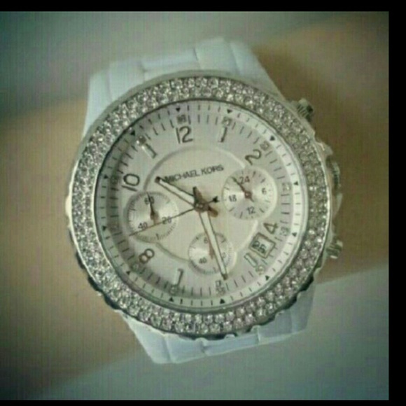 SOLD!, Authentic Michael Kors White Watch