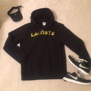 Black Lacoste Hoodie
