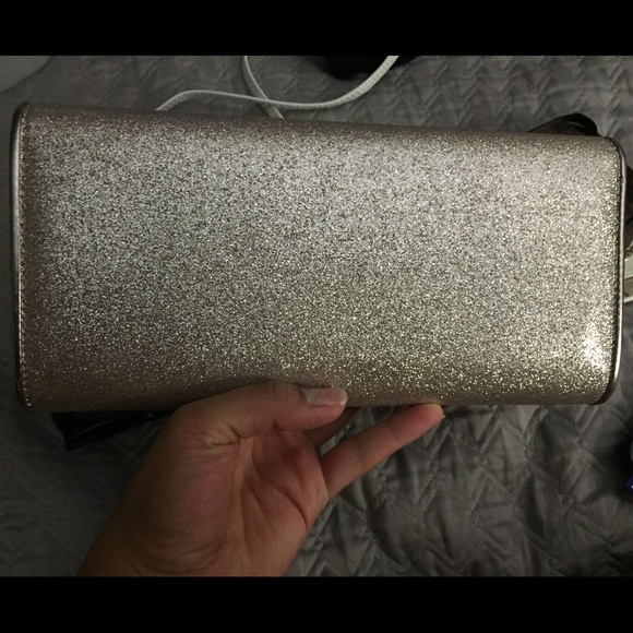 Aldo--Light Gold tone clutch - Picture 3 of 4