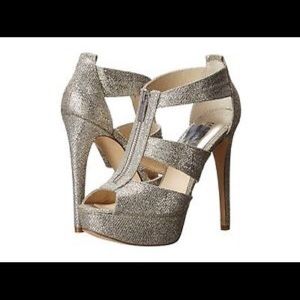 Michael kors glitter heels!!