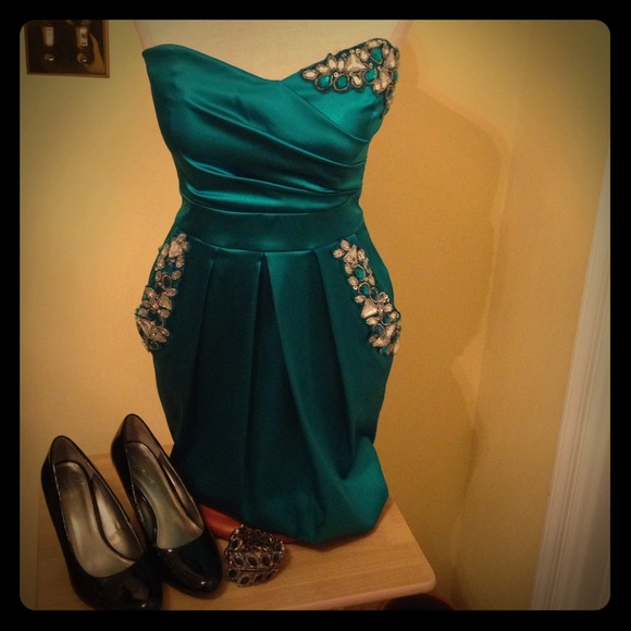 Teal B. Smart social dress - Picture 1 of 4