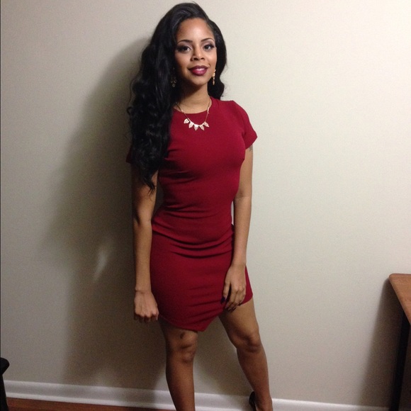 Stylish Bodycon Red dress - Picture 1 of 1