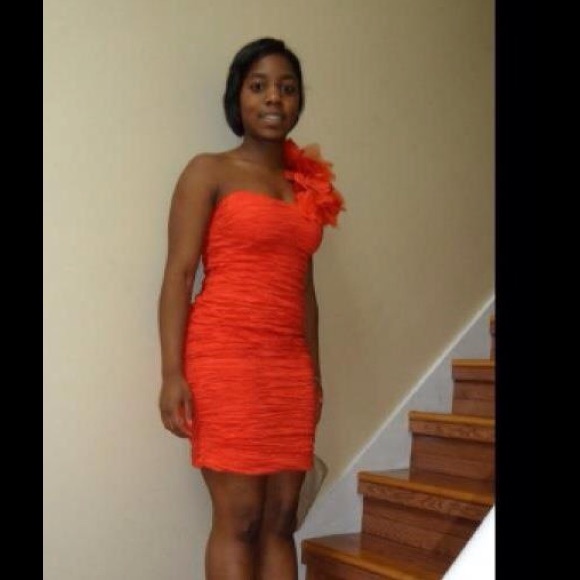 Orange dress
