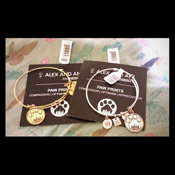 Alex and Ani Paw Prints ( Retired )