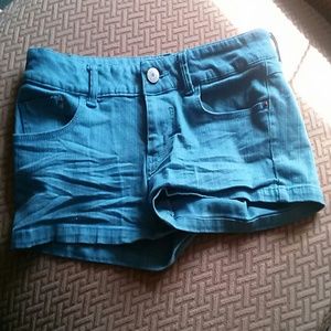 SOLD Papaya Teal/Turquoise Shorts