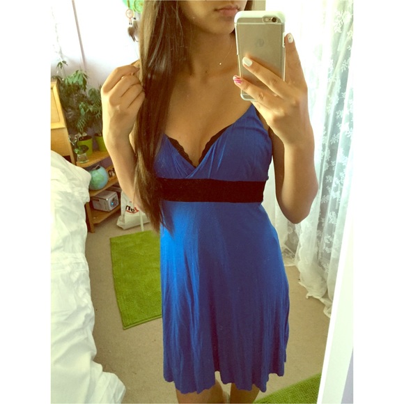 Blue dress