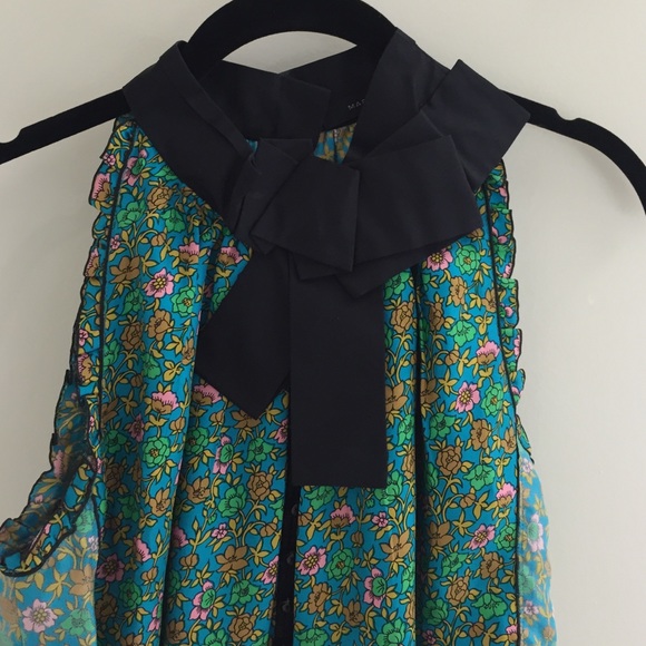 Marc Jacobs Print Silk Top - Size 2 - Picture 2 of 4
