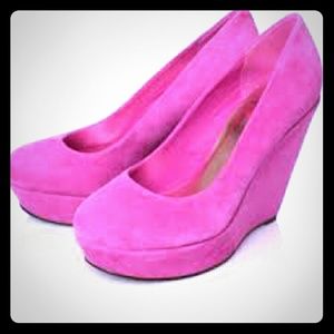 Pink wedges(Accepting Offers)??