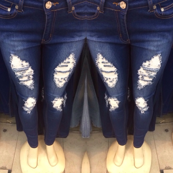 Ripped Denim Jeans