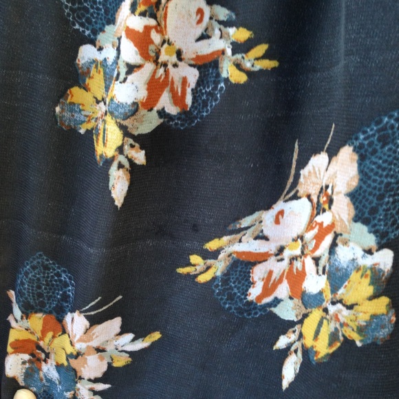 Kimchi Blue Blue Floral Tunic Dress - Picture 2 of 4