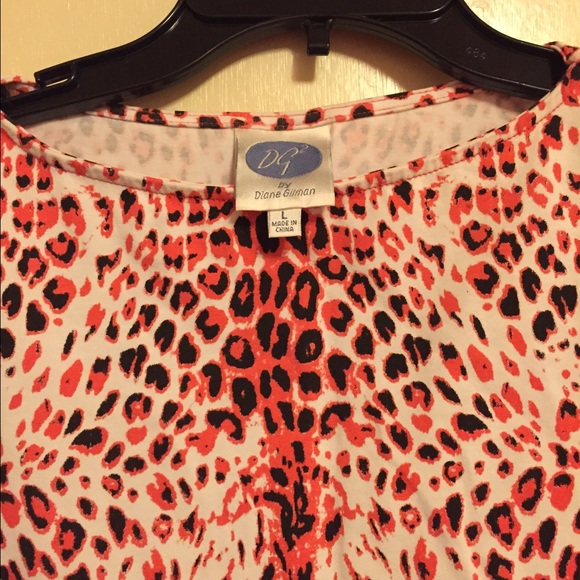 Cute 3/4 sleeve animal print shirt - Picture 2 of 6