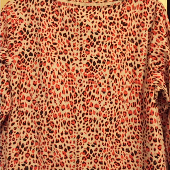 Cute 3/4 sleeve animal print shirt - Picture 4 of 6
