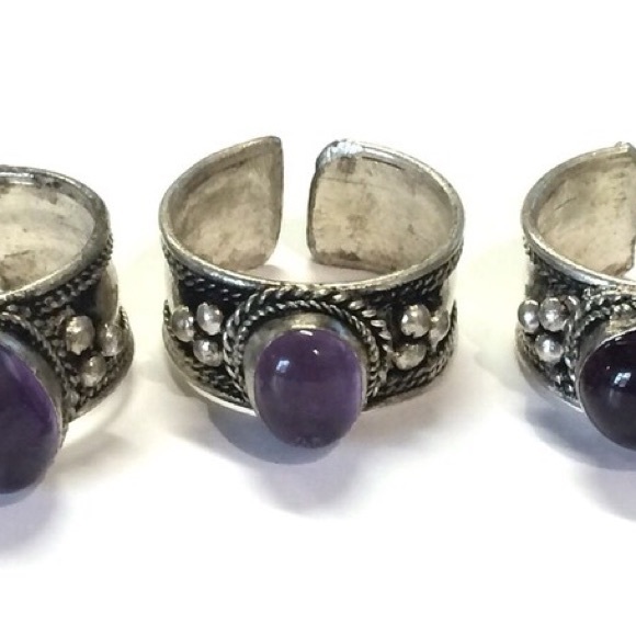 Brandy Melville Jewelry - 💜REDUCED💜 Boho Amethyst Ring