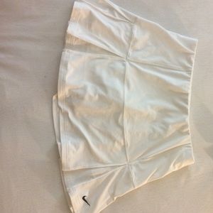 Nike white tennis skirt