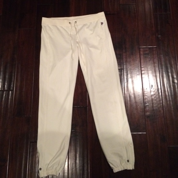 VS WHITE SWEAT PANTS