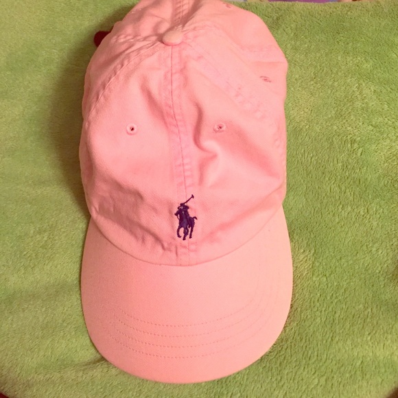 Pink Polo hat