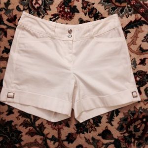 White House Black Market,  cuffed stretch shorts