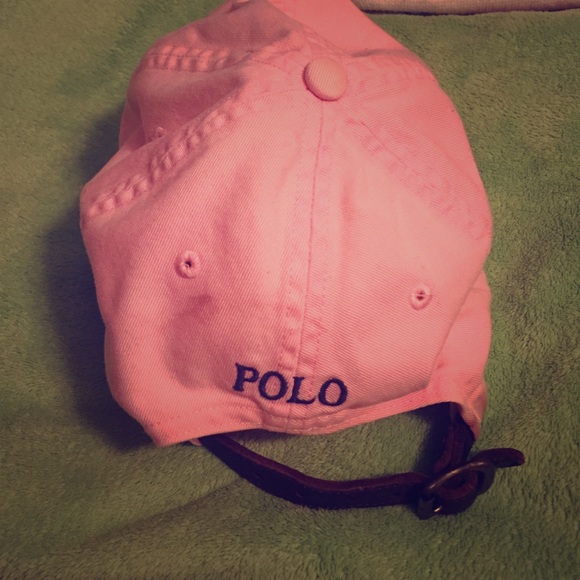 Pink Polo hat