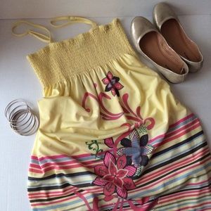 Cute Floral Summer Dress w/ Adjustable Straps