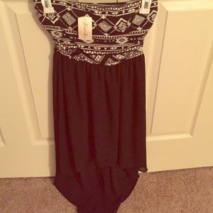 Black and white summer dress