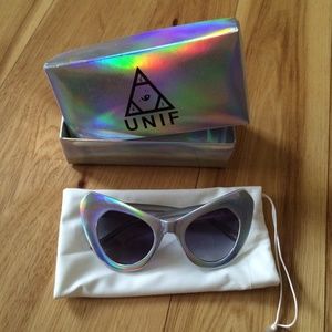 New In Box UNIF hologram 'Shadys' Sunglasses
