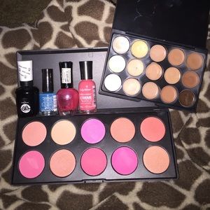 Blush Palette from Amazon. Concealer Palette. Nail