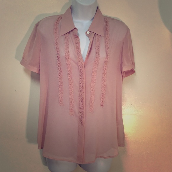Blushing Ruffles Blouse