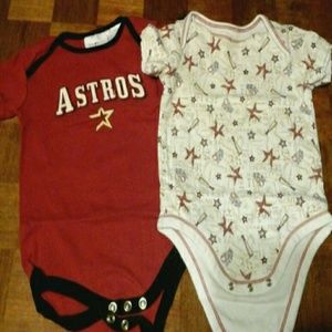 18 month Astros onesie bundle baby boy girl unisex