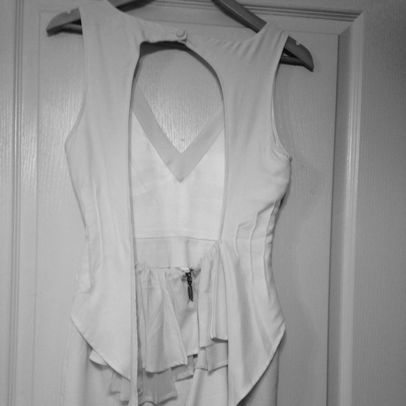 Cocktail white dress - Picture 2 of 4