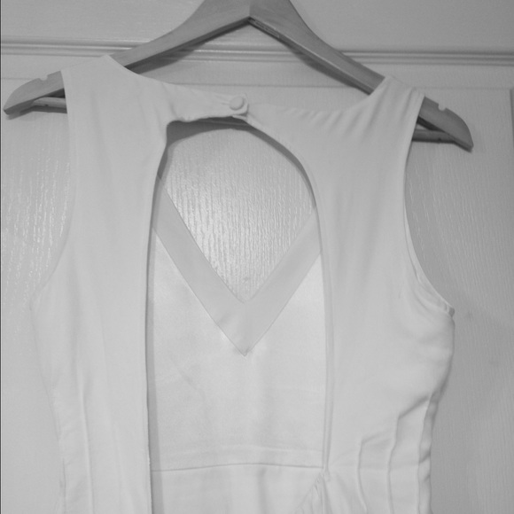 Cocktail white dress - Picture 3 of 4