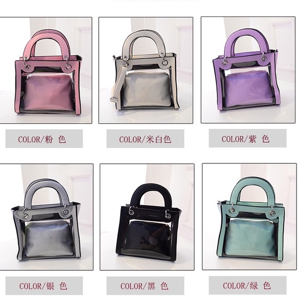 Clear and square Be&Mo designs handbag - Picture 1 of 2