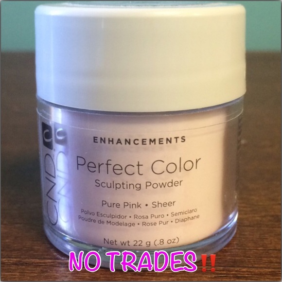 ‼️SOLD‼️CND Acrylic powder pure pink sheer