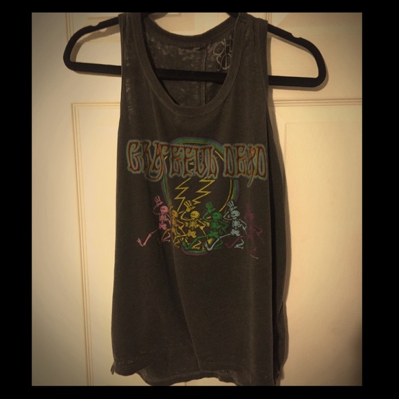 Cha Sor Grateful Dead racer back tank, medium