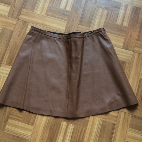 ❌RESERVED❌BCBG MAZAZRIA Faux Leather Skirt