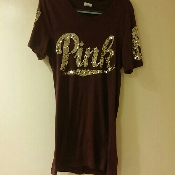 PINK Victoria's Secret Tops - Pink bling tee final price drop